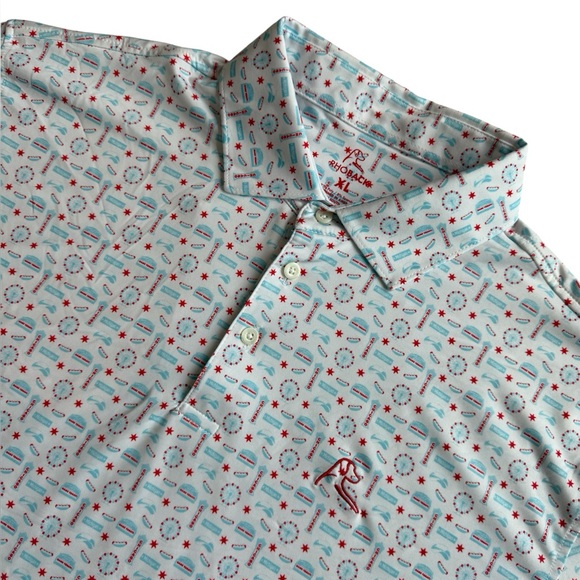 Rhoback Other - Rhoback “312” Men’s Polo - Chicago Theme - Size XL